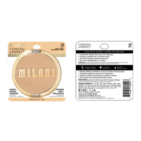 CONCEAL + PERFECTO SHINE PROOF POWDER - MILANI