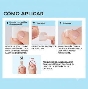 UÑAS POSTIZAS PARA PIES IMPRESS BLANC CHIC - KISS
