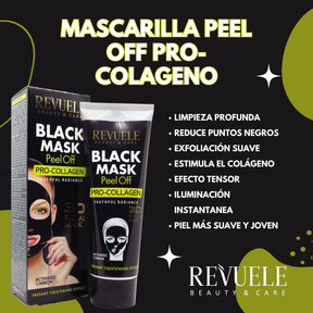 BLACK MASK PEEL OFF PRO-COLLAGEN - REVUELE
