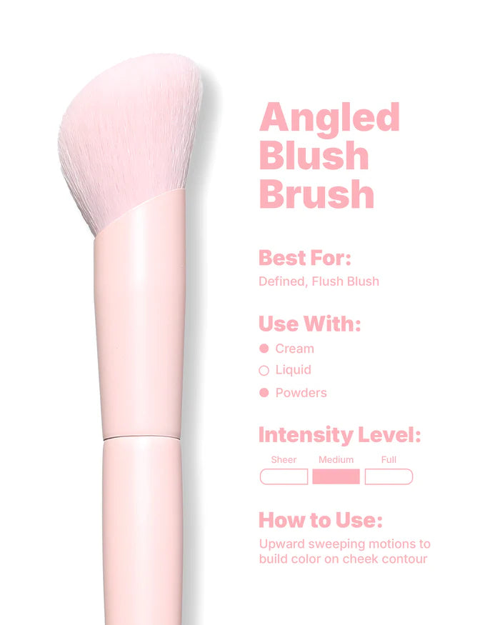 BROCHA PARA RUBOR ANGLED BLUSH BRUSH - MOIRA