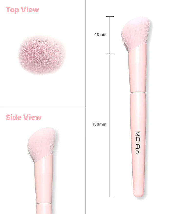 BROCHA PARA RUBOR ANGLED BLUSH BRUSH - MOIRA
