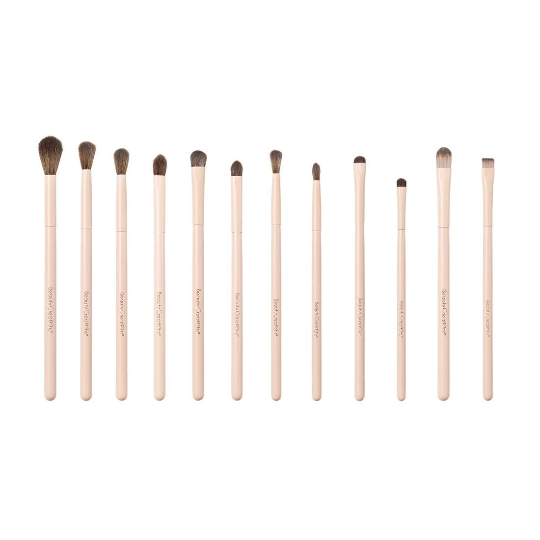 SET DE BROCHAS NUDE X 12 - BEAUTY CREATIONS