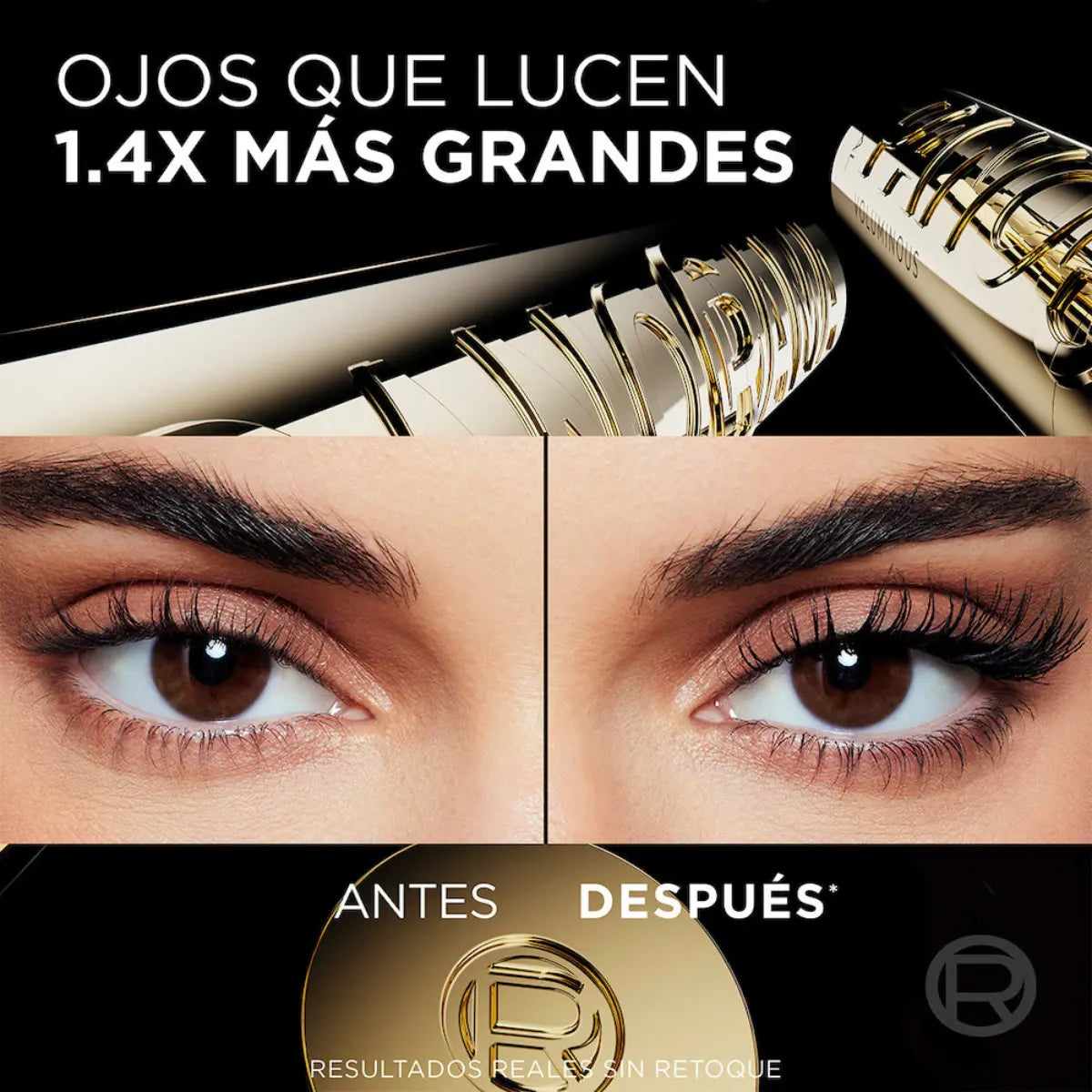 MASCARA  VOLUME MILLION LASHES  PANORAMA BLACK WATERPROOF -  LOREAL PARIS