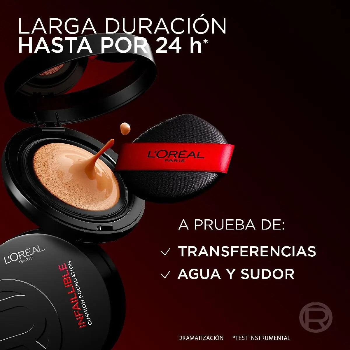 INFALLIBLE CUSHION, BASE DE MAQUILLAJE EN POLVO - L'ORÉAL PARIS