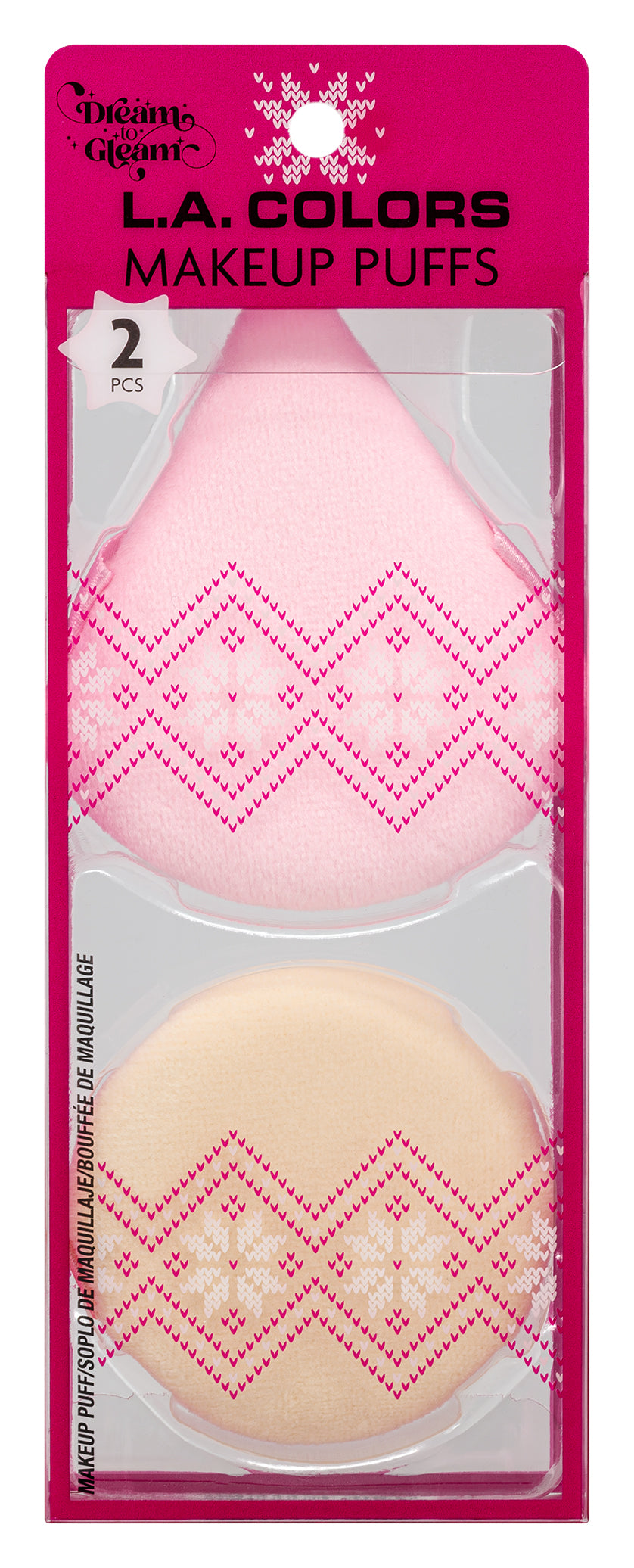 SET 2 ESPONJAS DE MAQUILLAJE MAKEUP PUFFS - LA COLORS