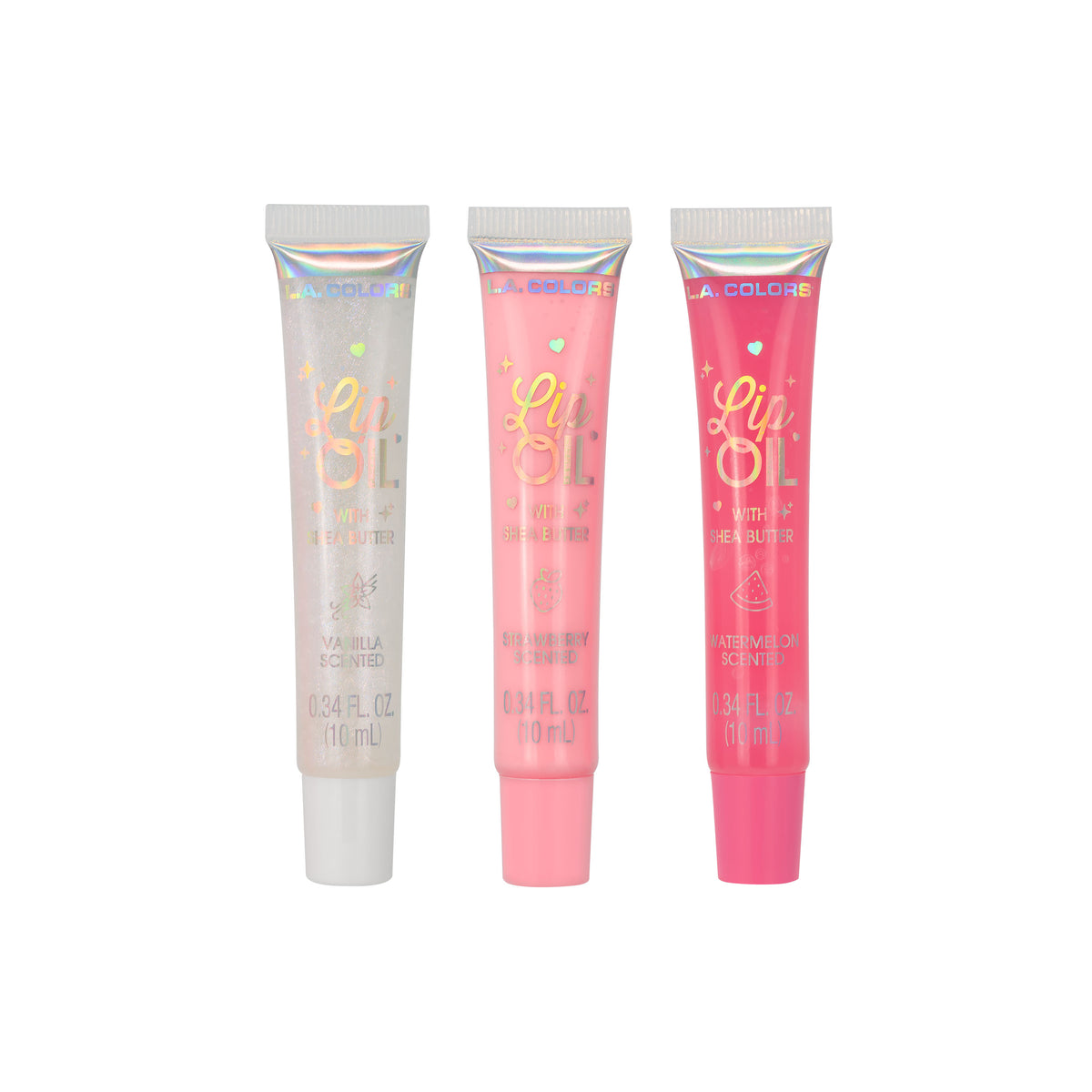 TRÍO DE LIP OIL "LUSTROUS SHINE "– LA COLORS