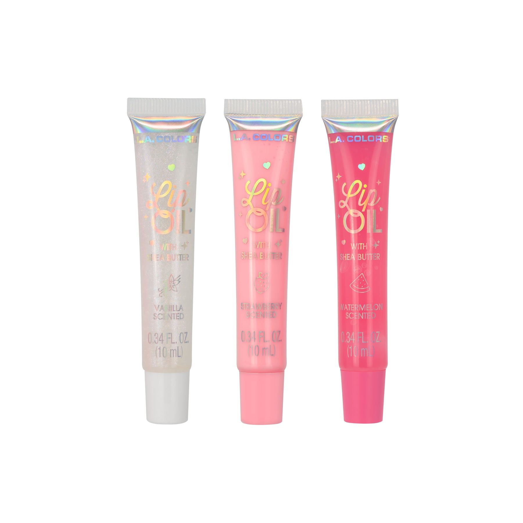 TRÍO DE LIP OIL "LUSTROUS SHINE "– LA COLORS