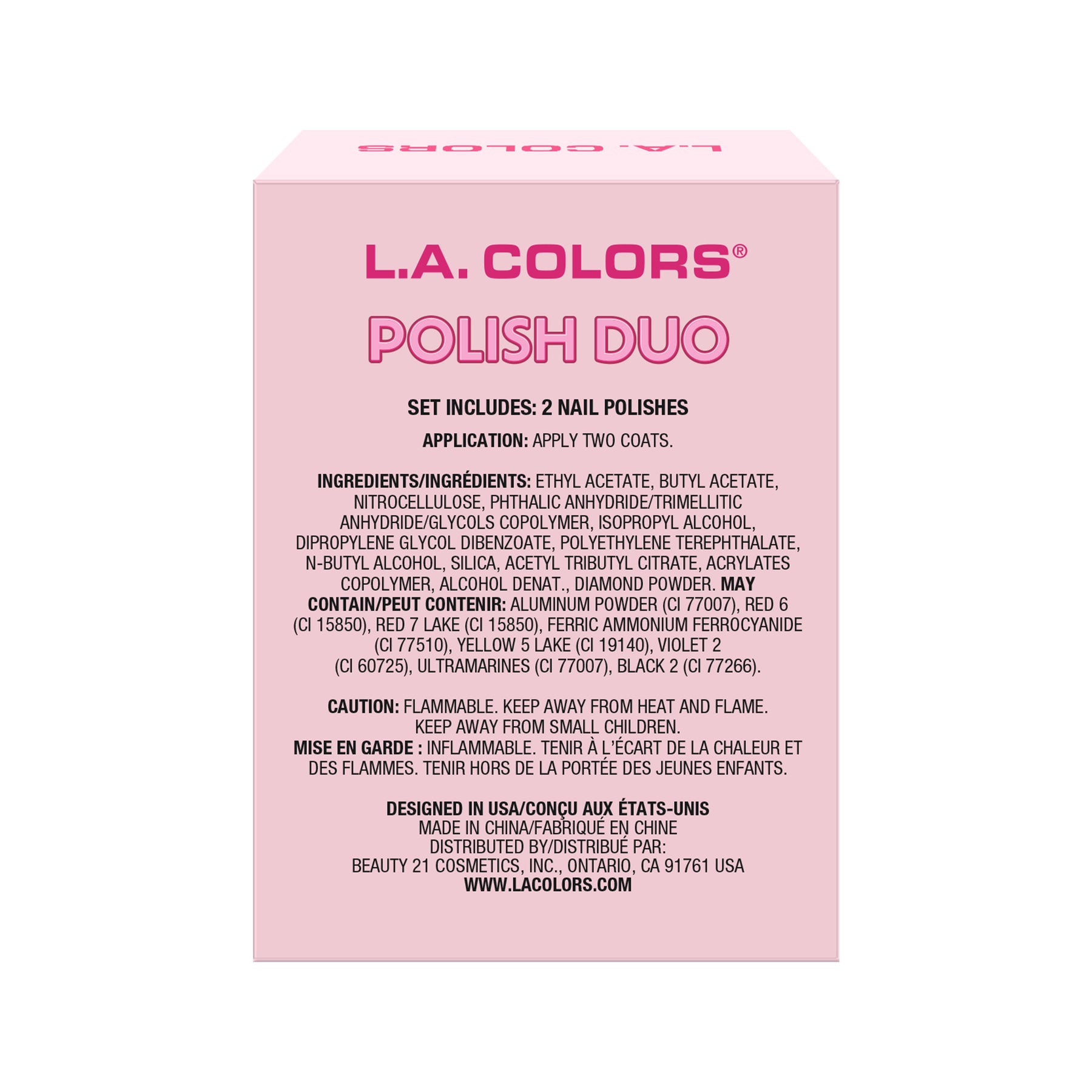 DÚO DE ESMALTES “SPARKLY SHINE”