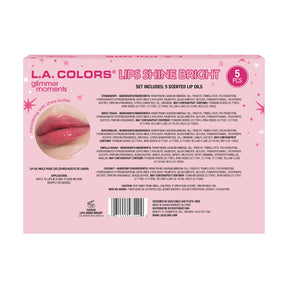 SET DE LIP OILS “LIPS SHINE BRIGHT” – LA COLORS