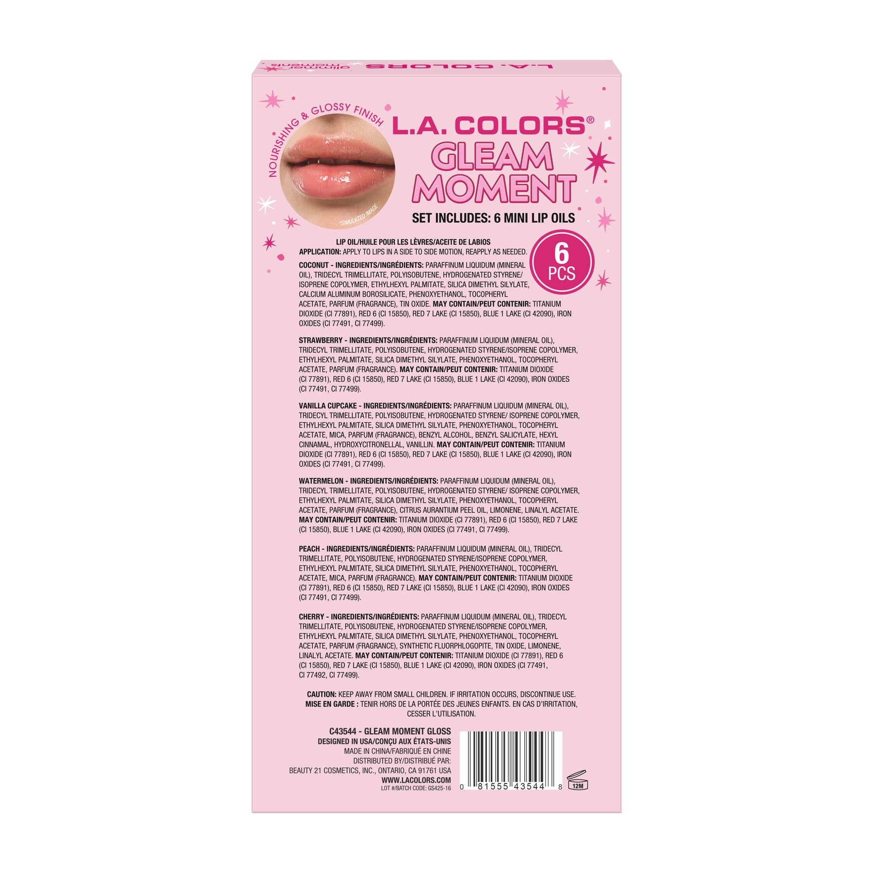 SET DE GLOSSES “GLEAM MOMENT” – LA COLORS