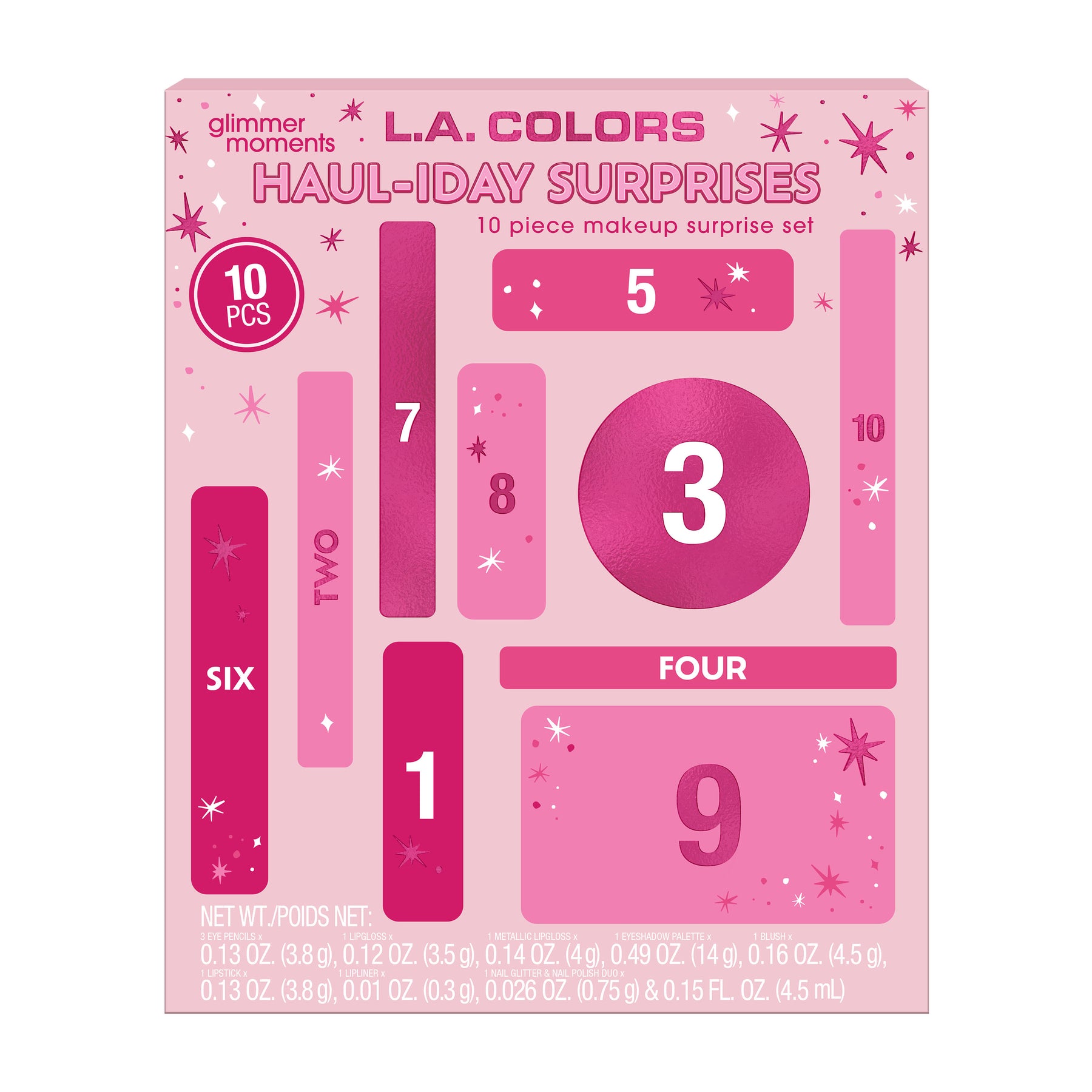 SET DE MAQUILLAJE “10 DAYS OF HAUL-IDAYS”