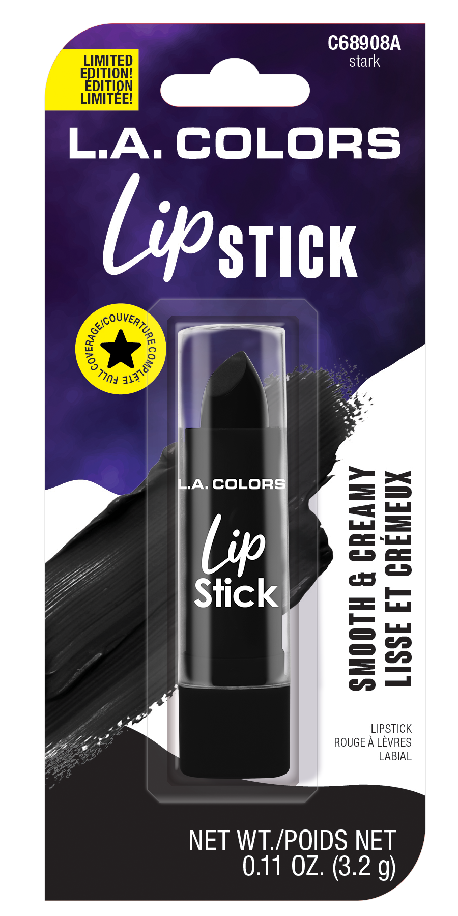 LABIAL EN BARRA COLOR LIPSTICK STARK HALLOWEEN - LA COLORS