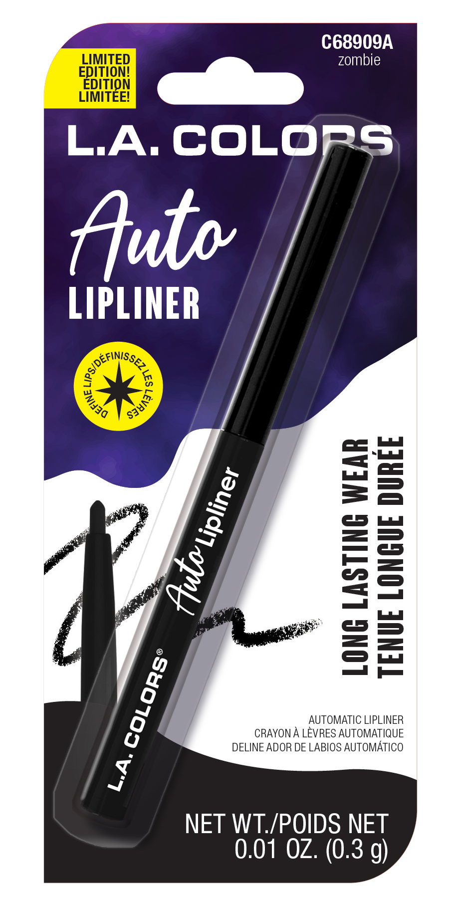 DELINEADOR DE LABIOS AUTO LIP LINER ZOMBIE HALLOWEEN - LA COLORS