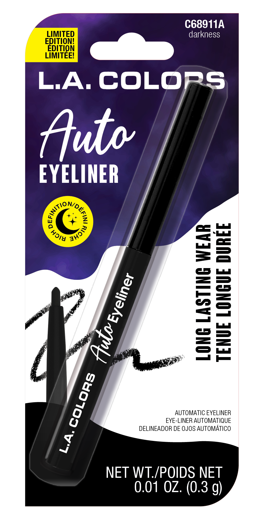 DELINEADOR DE OJOS AUTO EYE LINER HALLOWEEN - LA COLORS