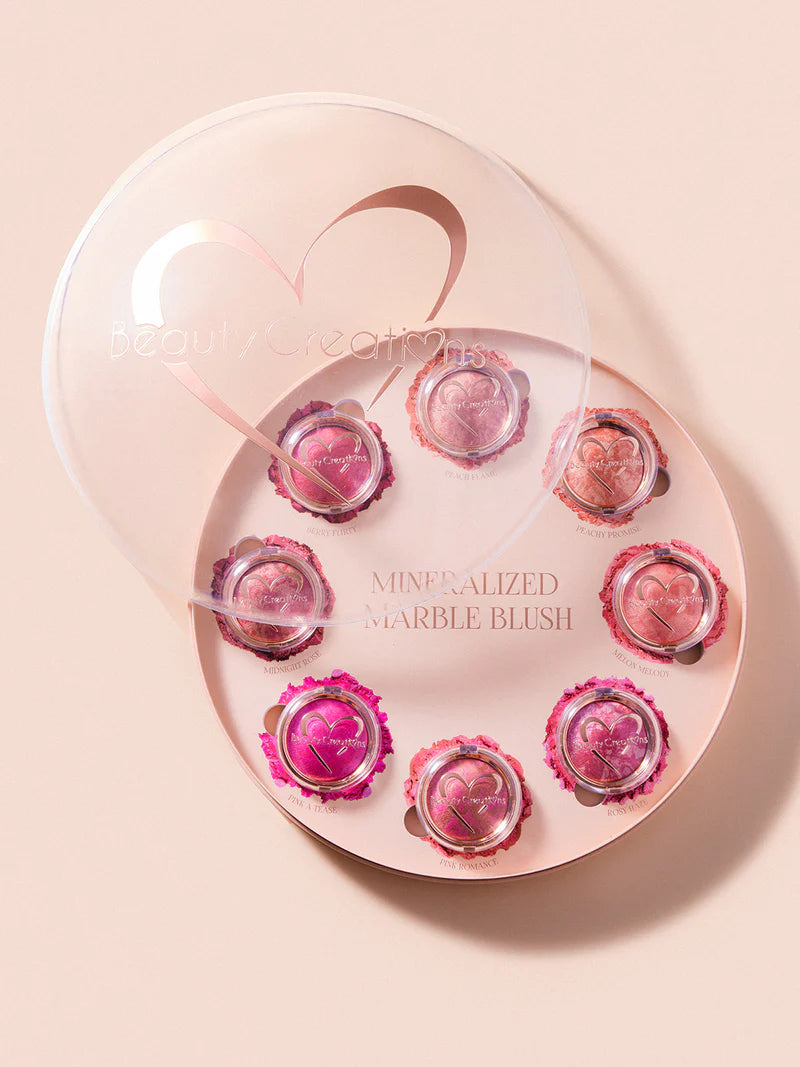 CAJA PR FLAWLESS STAY MINERALIZED MARBLE BLUSH - BEAUTY CREATIONS