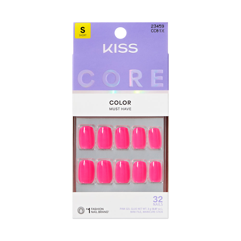 UÑAS POSTIZAS CORE COLOR CRUSH - KISS