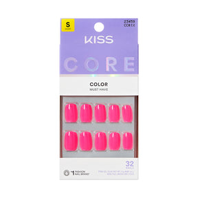 UÑAS POSTIZAS CORE COLOR CRUSH - KISS