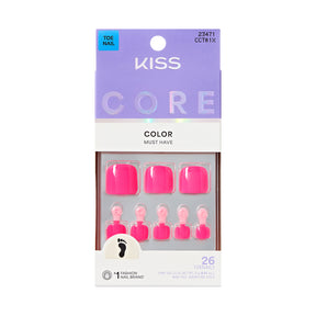 UÑAS POSTIZAS PARA PIES CORE STEP IT UP - KISS