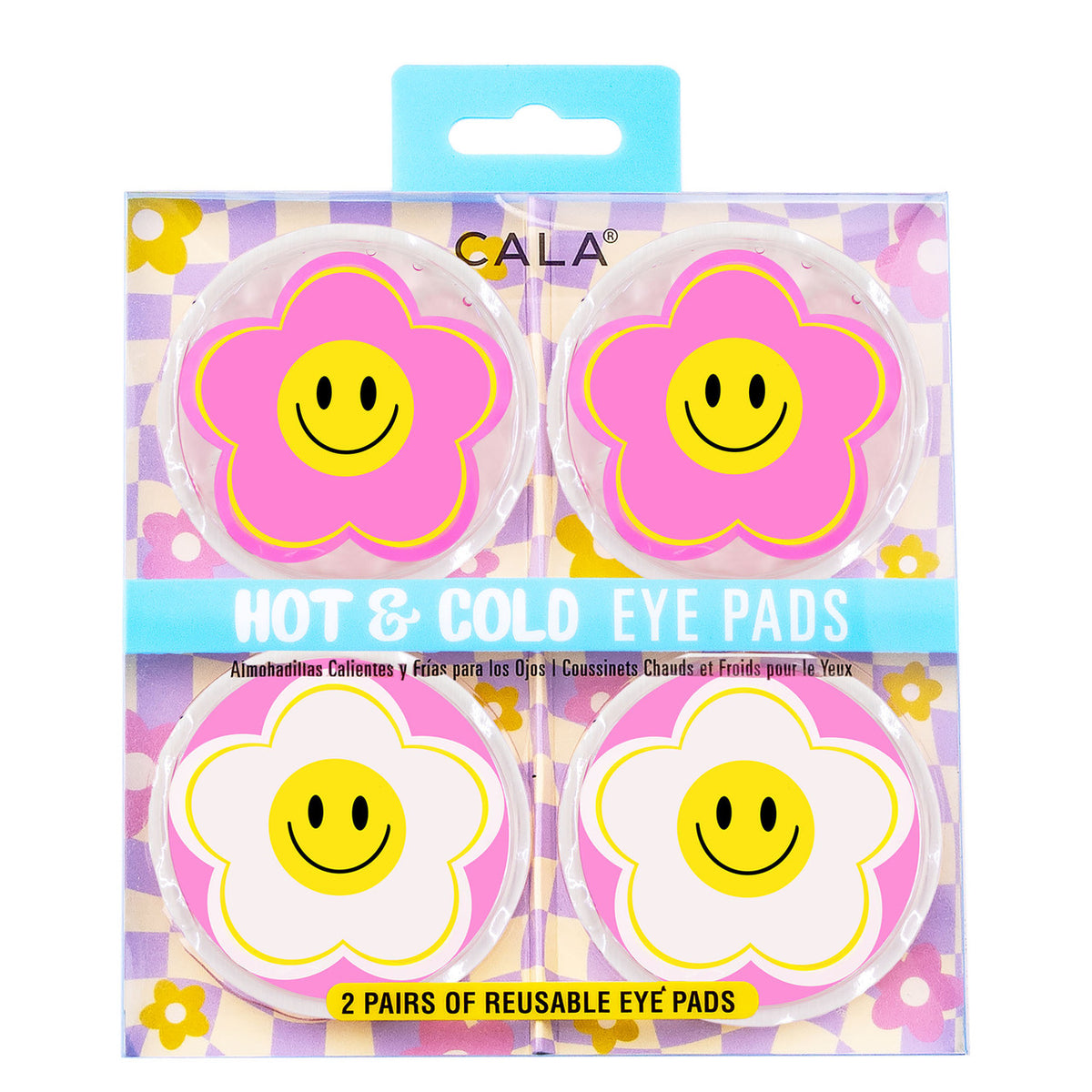HOT AND COLD EYE PADS-FLOWER  SMILEY - CALA