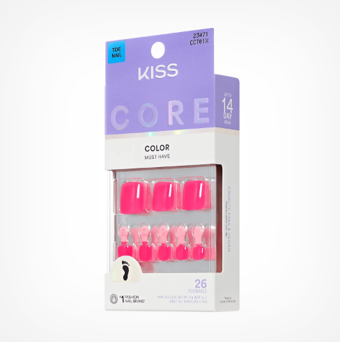 UÑAS POSTIZAS PARA PIES CORE STEP IT UP - KISS