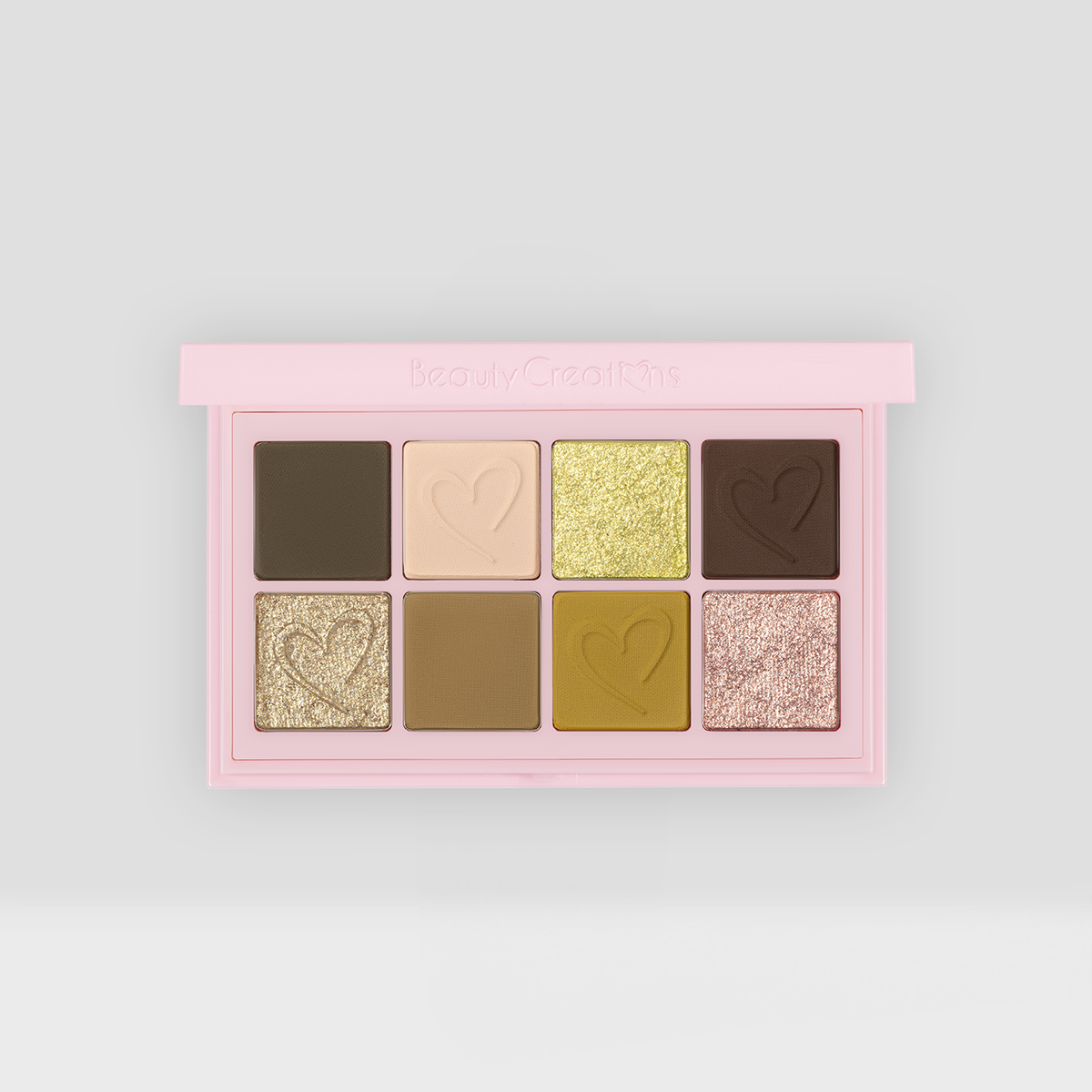 PALETA DE SOMBRAS DUET MINI SNAP PALETTE "MODERN GREENS" - BEAUTY CREATIONS