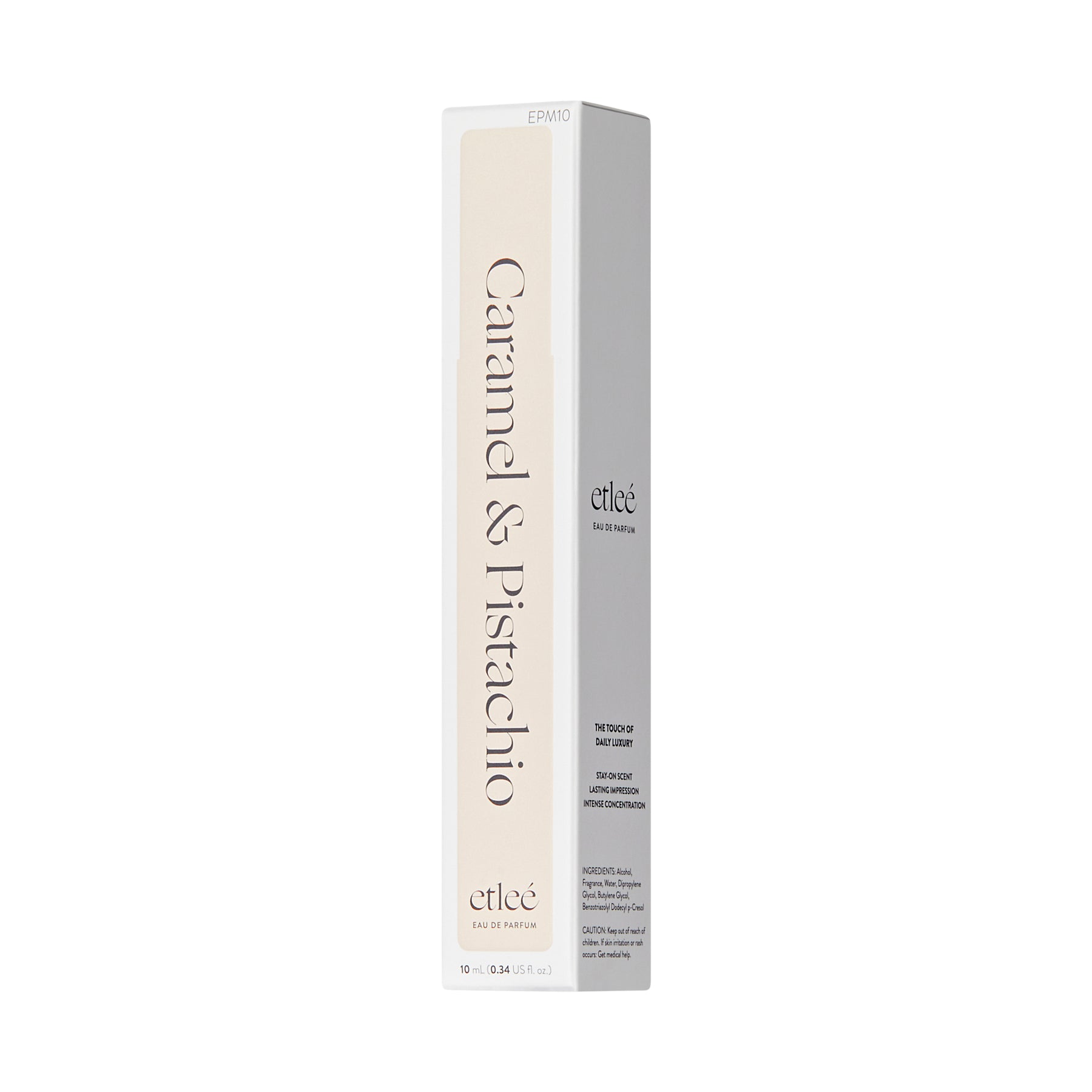 PERFUME CARAMEL AND PISTACHIO 10 (10 ML) - ETLEÉ BY KISS