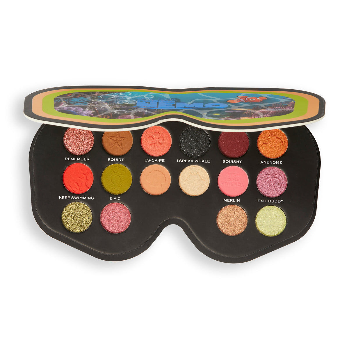 DISNEY & PIXAR’S FINDING NEMO AND REVOLUTION P. SHERMAN SHADOW PALETTE OUTLET
