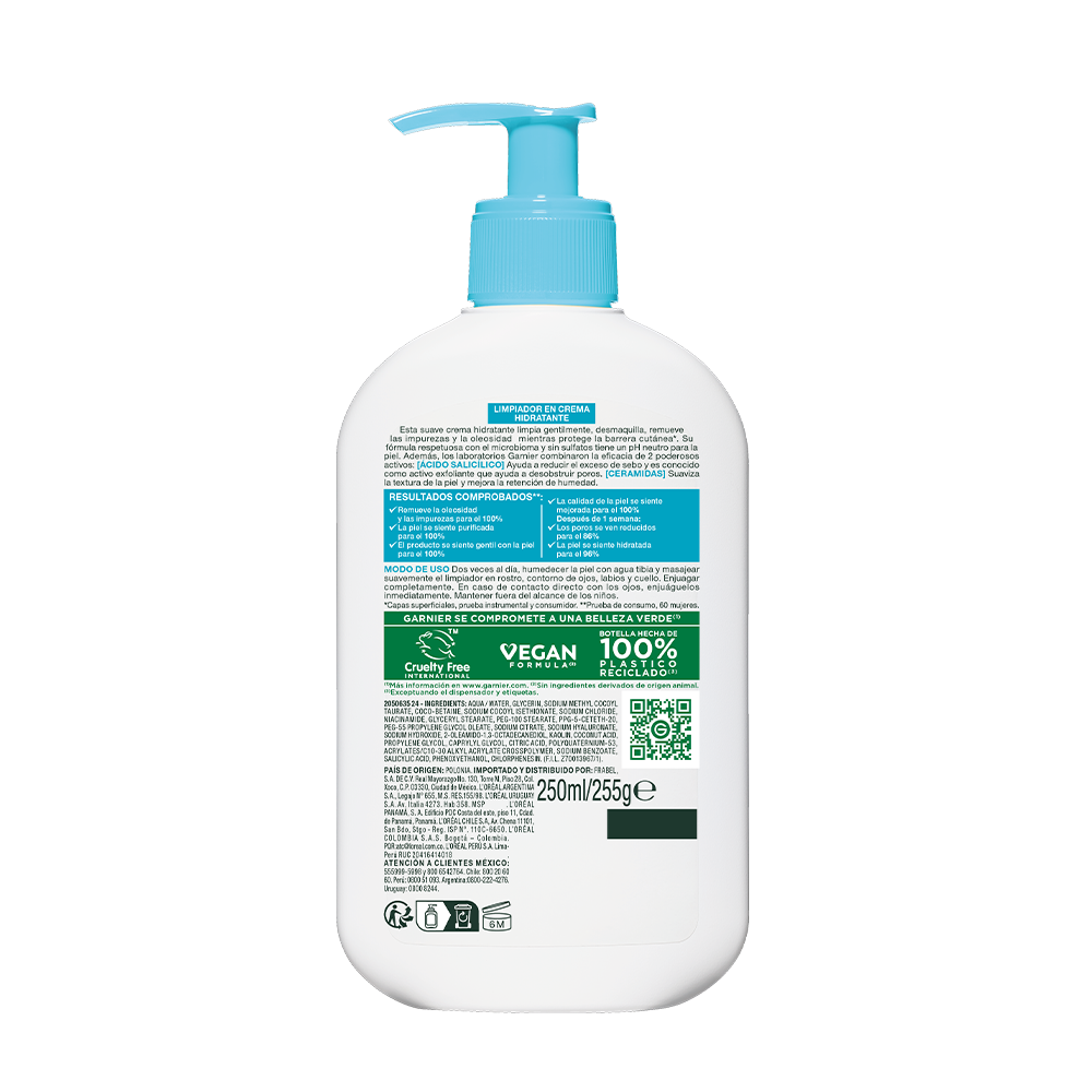 CREMA LIMPIADORA EXPRESS ACLARA ANTI-IMPERFECCIONES - GARNIER SKIN ACTIVE