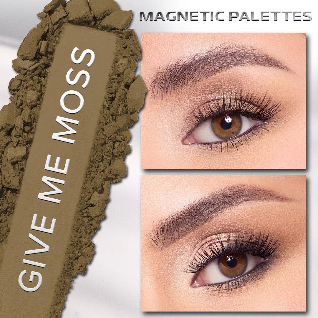PALETA DE SOMBRAS MAGNETIC SHADOW PALETTE GIVE ME MOSS - BEAUTY CREATIONS