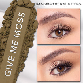 PALETA DE SOMBRAS MAGNETIC SHADOW PALETTE GIVE ME MOSS - BEAUTY CREATIONS