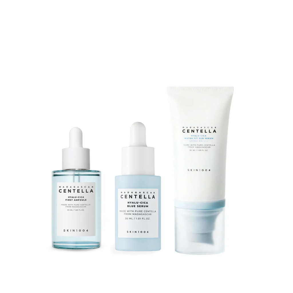 KIT SKINCARE HIDRATANTE HYALU-CICA - SKIN1004