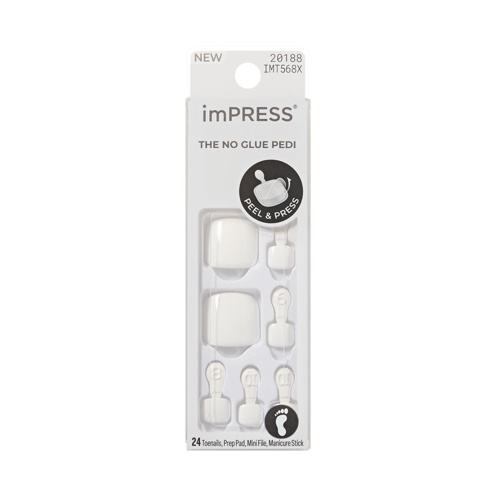 UÑAS POSTIZAS PARA PIES IMPRESS FEEL THE BEAT - KISS