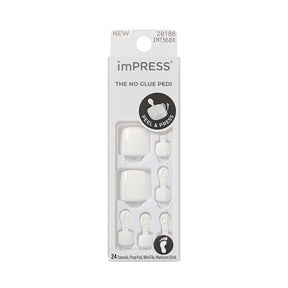 UÑAS POSTIZAS PARA PIES IMPRESS FEEL THE BEAT - KISS