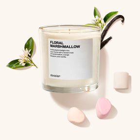 VELA FLORAL MARSHMALLOW 9 OZ - DOSSIER