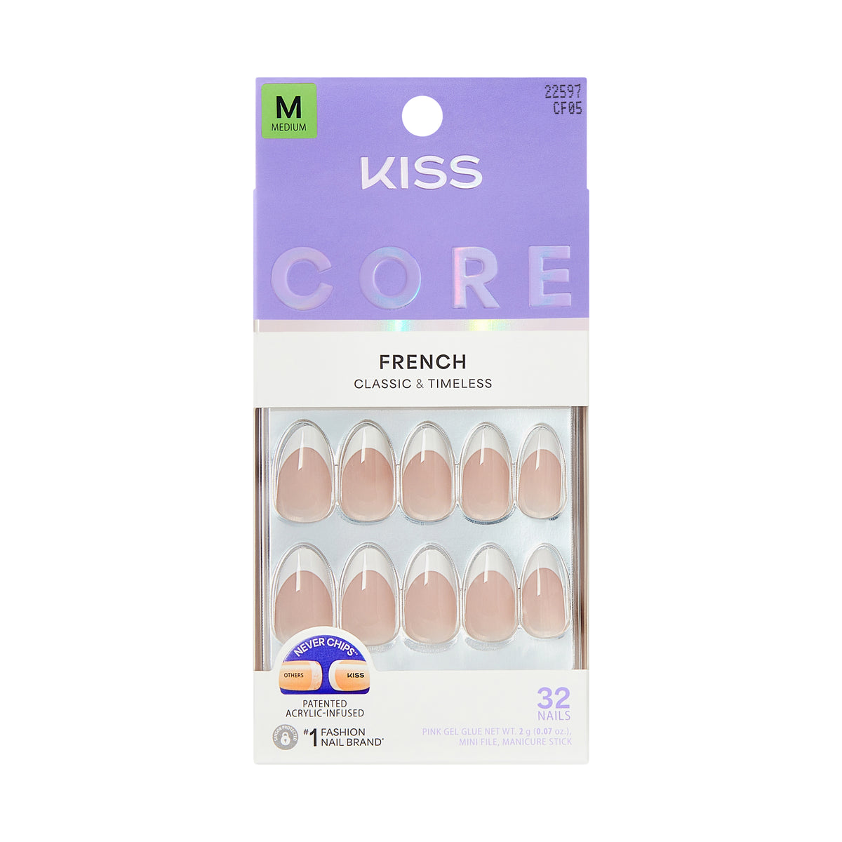 UÑAS POSTIZAS CURIOSITY CORE - KISS