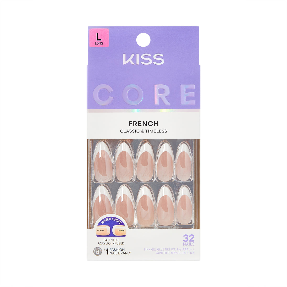 UÑAS POSTIZAS FASCINATING CORE - KISS