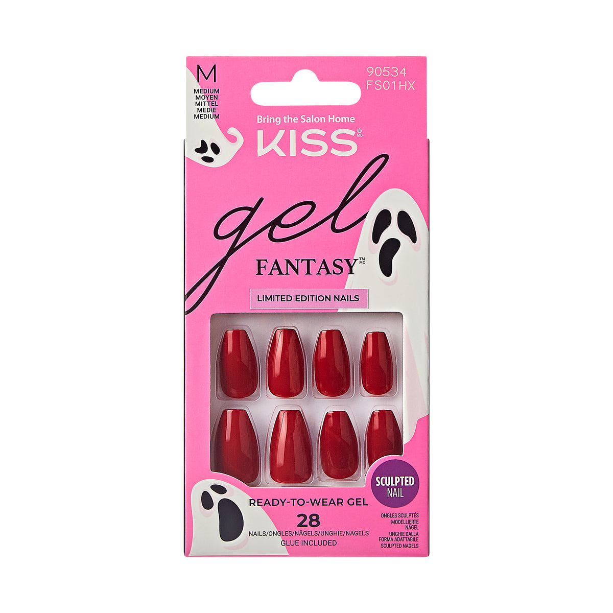 GOBLIN'IT UP GEL FANTASY UÑAS POSTIZAS HALLOWEEN - KISS