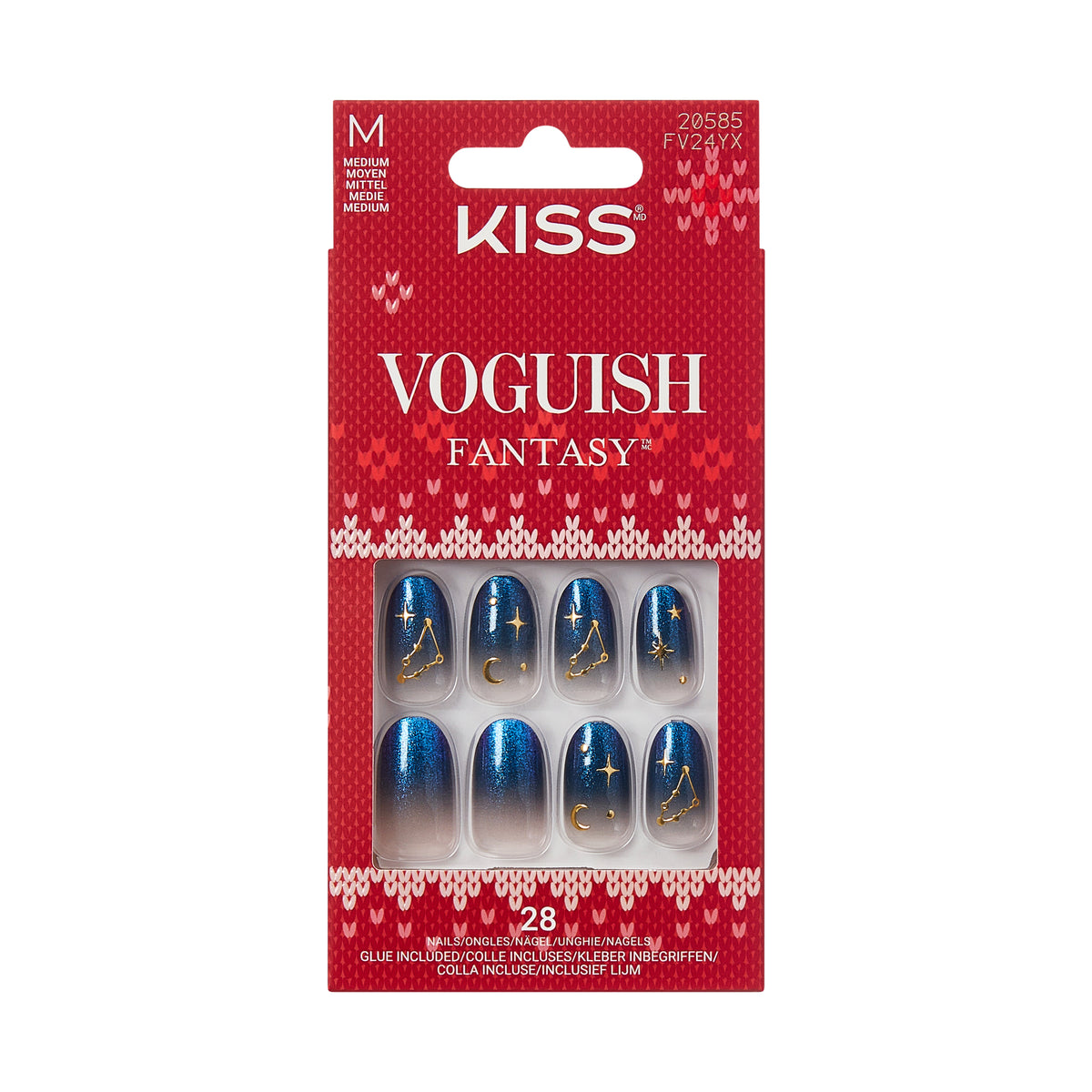 UÑAS POSTIZAS VOGUISH FANTASY NAILS MERRY MAGIC - KISS