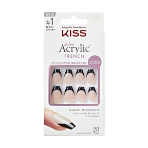 SALON ACRYLIC FRENCH COLOR FLAME - KISS