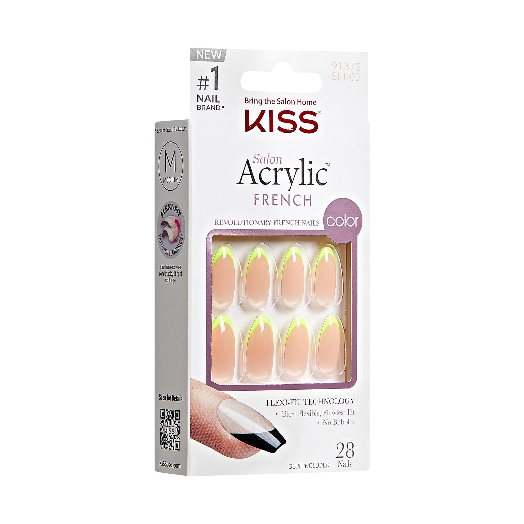 SALON ACRYLIC FRENCH COLOR HYPE -KISS