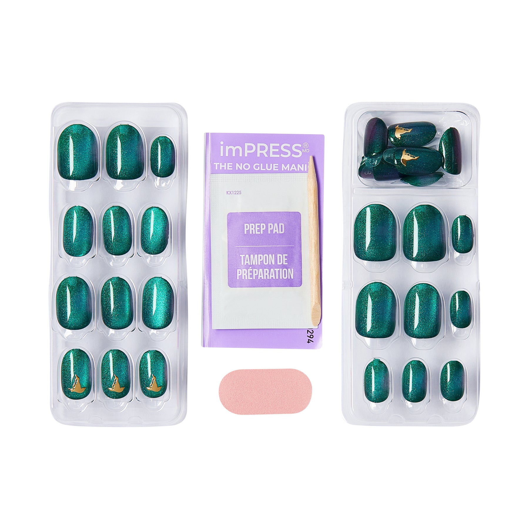 UÑAS POSTIZAS WICKED X IMPRESS NAILS A STORY OF TWO HALVES - KISS