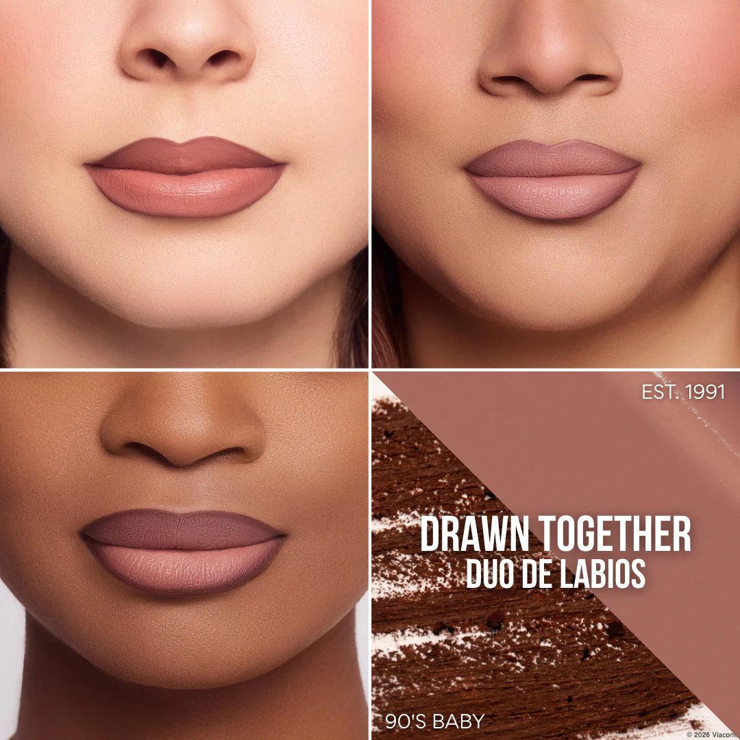 LIP LINER AND LIP PAINT DRAWN TOGETHER - BEAUTY CREATIONS X RUGRATS