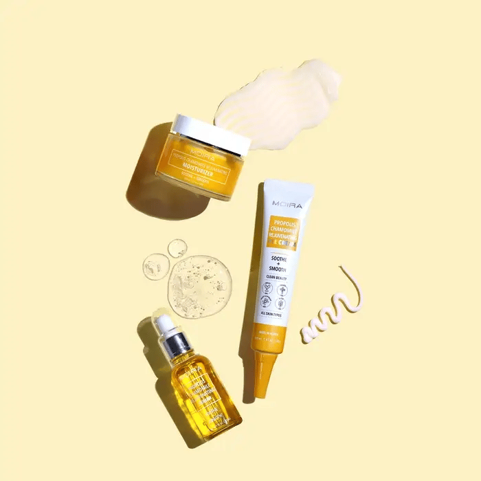 KIT SKINCARE ANTI EDAD PROPÓLEO Y MANZANILLA - MOIRA