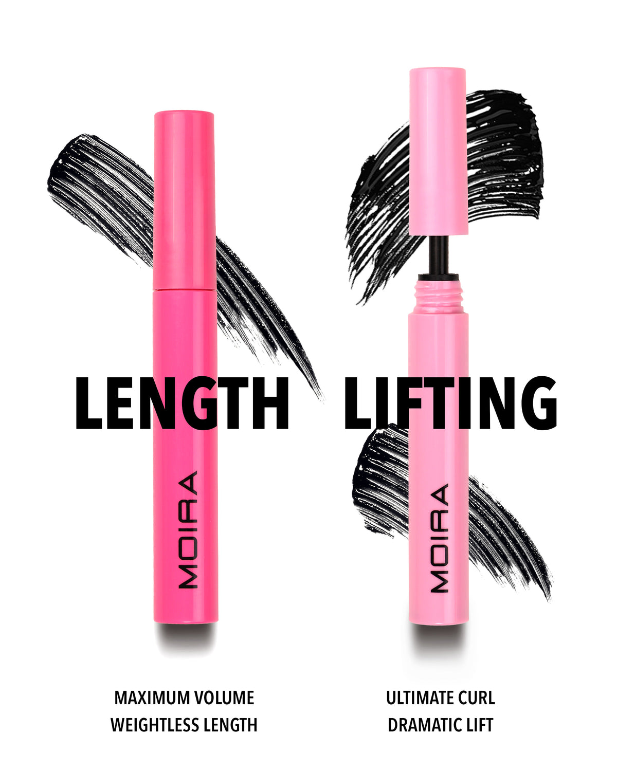 MASCARA DE PESTAÑAS INTENSE VOLUME AND LENGTHENING - MOIRA RXC