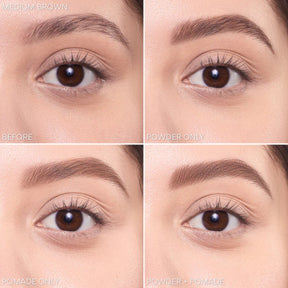 DUET SOMBRA PARA CEJAS + POMADA - BEAUTY CREATIONS