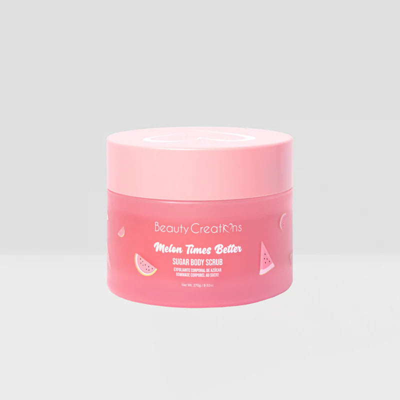 BEAUTY CREATIONS FRUITY COLLECTION BODY SCRUB - MELON TIMES BETTER - SIN CAJA