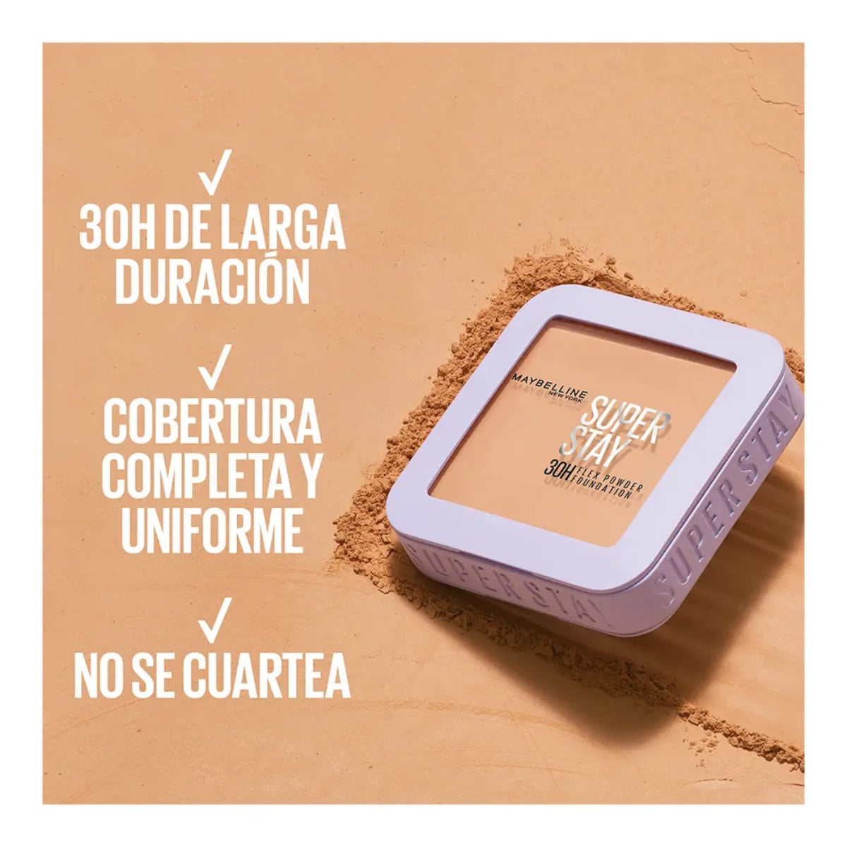 SUPERSTAY FLEX, BASE DE MAQUILLAJE EN POLVO - MAYBELLINE