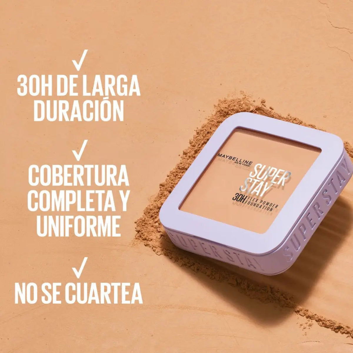 SUPERSTAY FLEX, BASE DE MAQUILLAJE EN POLVO - MAYBELLINE
