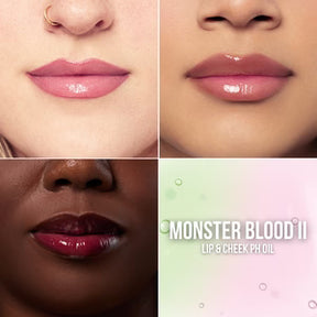 LIP AND CHEEK PH OIL  MONSTER BLOOD II - BEAUTY CREATIONS X GOOSEBUMPS
