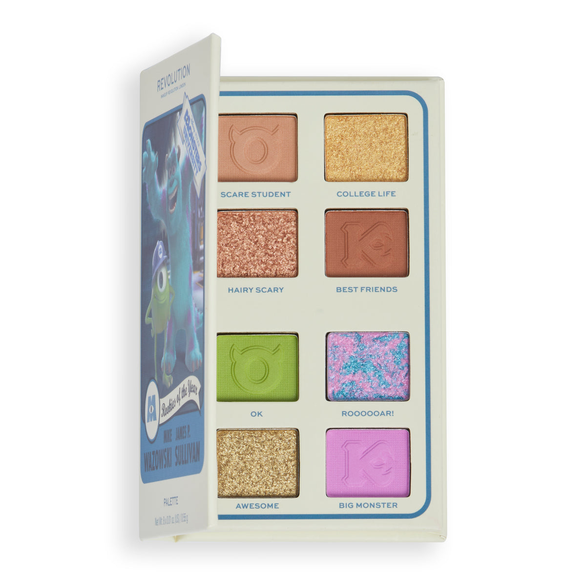 MONSTERS UNIVERSITY MIKE AND SULLEY SCARE CARD PALETTE - MAKE UP REVOLUTION X